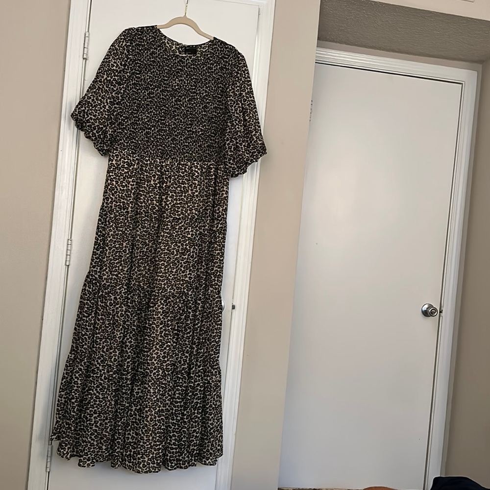 ASOS Design Cheetah Maxi Dress
